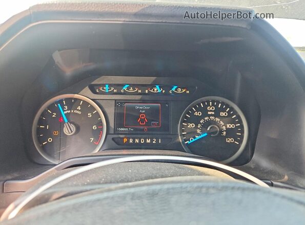 1FTFW1EFXGKE35618 2016 FORD F150 Black Widok zestawu wskaźników