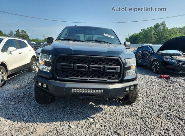 1FTFW1EFXGKE35618 2016 FORD F150 Black Widok z przodu