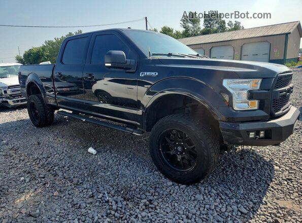 1FTFW1EFXGKE35618 2016 FORD F150 Black Przód prawy