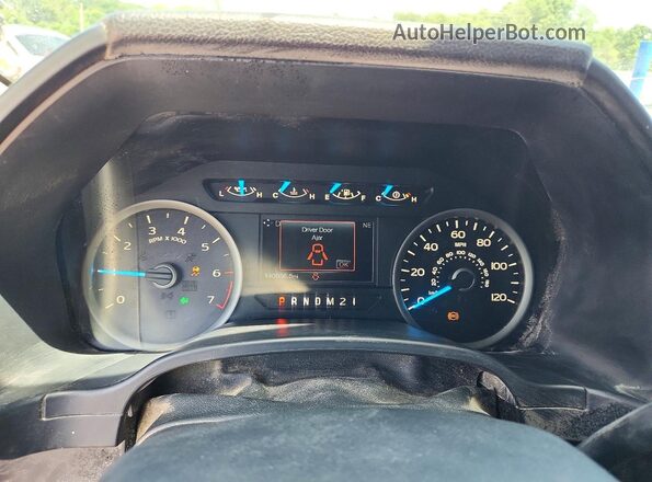 1FTFW1EFXHKE29187 2017 FORD F150 Gray Instrument cluster view