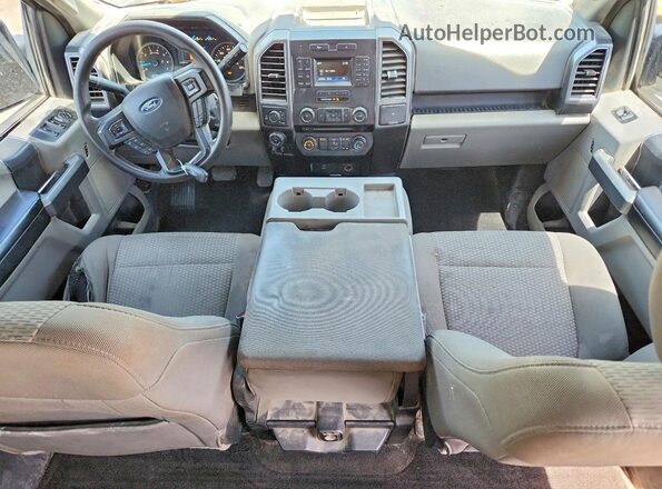 1FTFW1EFXHKE29187 2017 FORD F150 Gray Dashboard view
