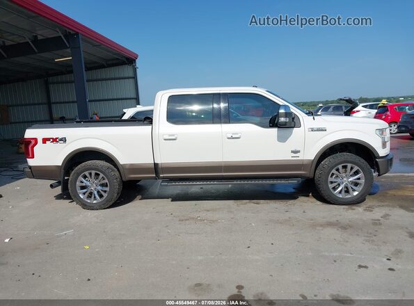 1FTFW1EG0GKD24875 2016 FORD F150 White Rear interior view