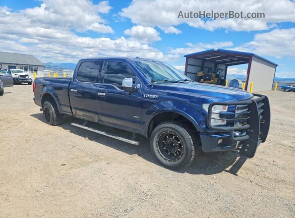 1FTFW1EG1GFB54244 2016 FORD F150 Blue Front right
