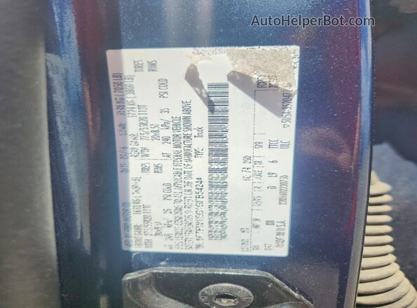 1FTFW1EG1GFB54244 2016 FORD F150 Blue Engine compartment view