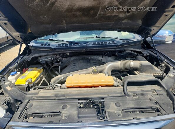 1FTFW1EG1GFB54244 2016 FORD F150 Blue Rear interior view