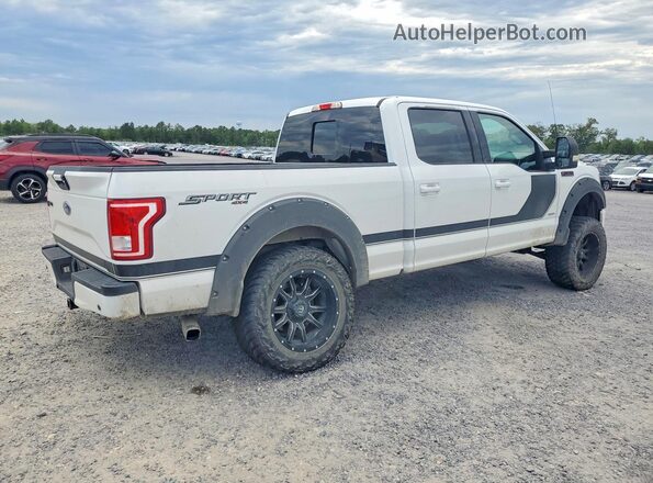1FTFW1EG1GFC86338 2016 FORD F150 White Rear right
