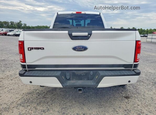 1FTFW1EG1GFC86338 2016 FORD F150 White Rear view