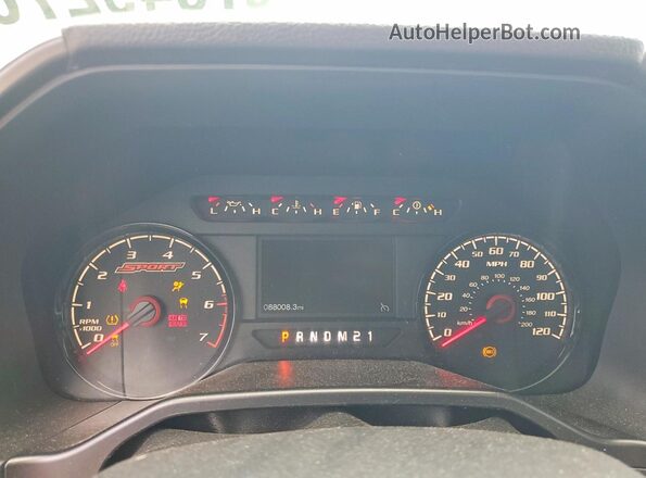 1FTFW1EG1GFC86338 2016 FORD F150 White Instrument cluster view