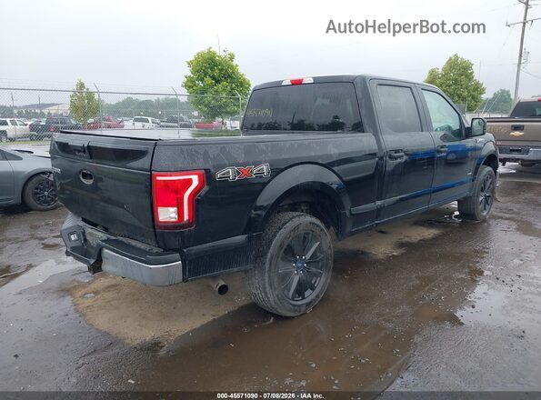 1FTFW1EG1GFD30595 2016 FORD F150 Black Հետևի աջ