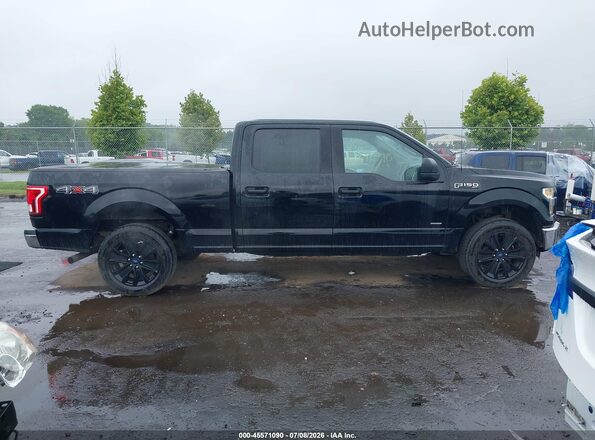 1FTFW1EG1GFD30595 2016 FORD F150 Black Սալոնի հետևի տեսք