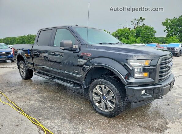 1FTFW1EG1HFC14587 2017 FORD F150 Black Przód prawy