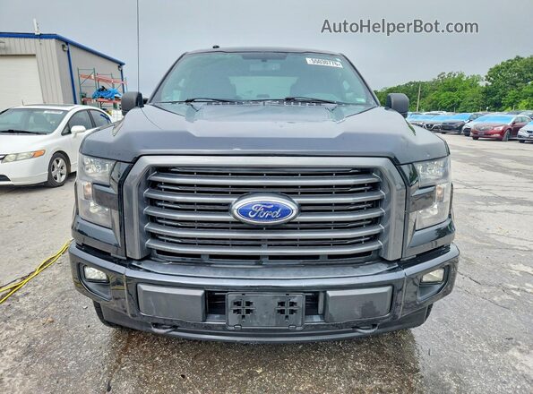 1FTFW1EG1HFC14587 2017 FORD F150 Black Widok z przodu