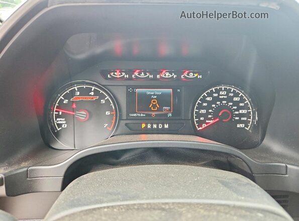 1FTFW1EG1HFC14587 2017 FORD F150 Black Widok zestawu wskaźników