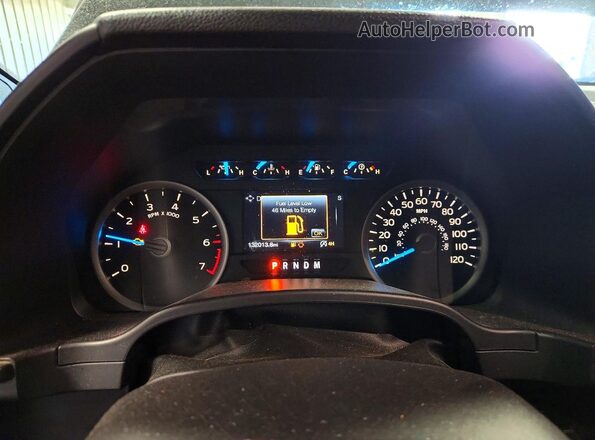 1FTFW1EG1HFC65796 2017 FORD F150 Black Instrument cluster view
