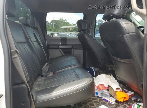 1FTFW1EG2GFB45617 2016 FORD F150 White Вид задніх сидінь