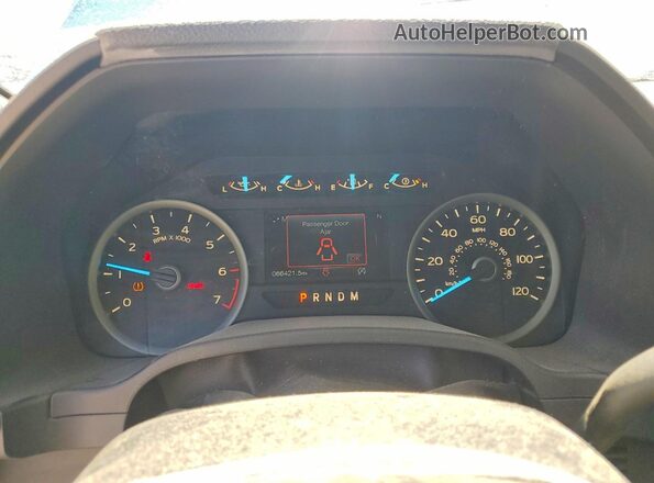 1FTFW1EG2JKC09430 2018 FORD F150 Blue ხელსაწყოთა პანელის ხედი