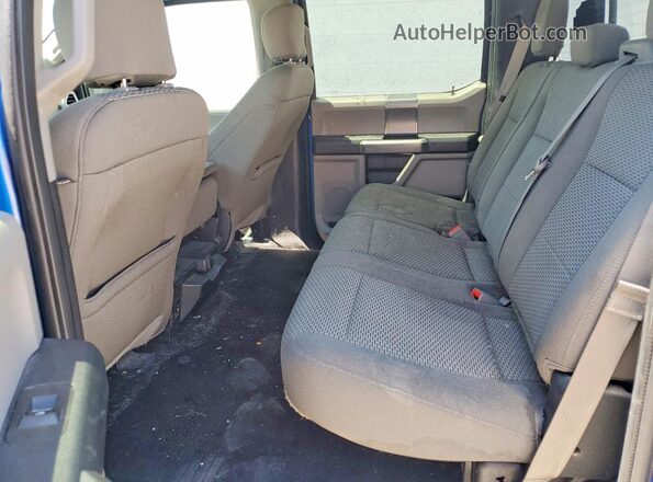 1FTFW1EG2JKC09430 2018 FORD F150 Blue უკანა სავარძლების ხედი