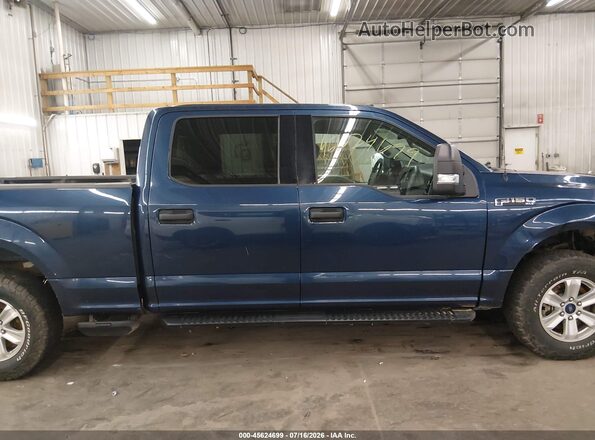 1FTFW1EG2JKD60879 2018 FORD F150 Blue Widok wnętrza 360 stopni
