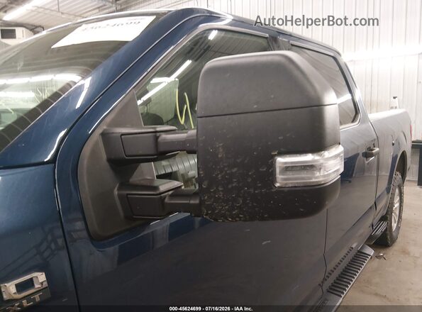 1FTFW1EG2JKD60879 2018 FORD F150 Blue Widok zestawu wskaźników