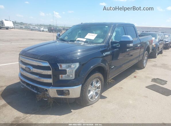 1FTFW1EG5GFB35468 2016 FORD F150 Black Przód lewy