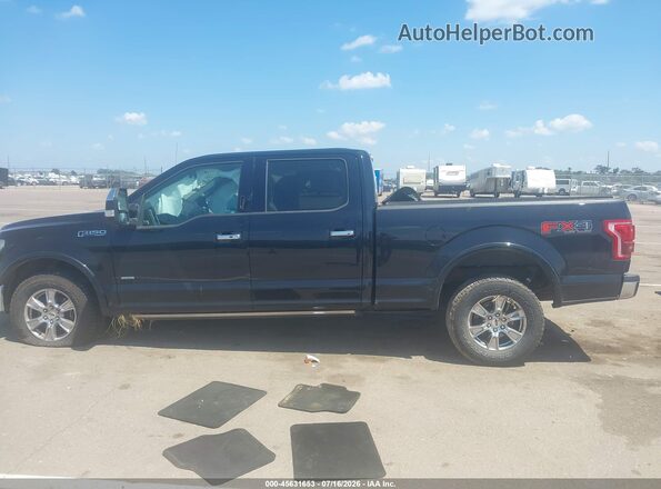1FTFW1EG5GFB35468 2016 FORD F150 Black Widok wnętrza 360 stopni