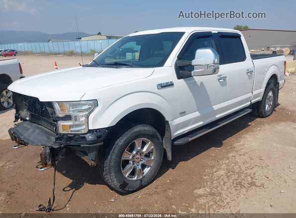 1FTFW1EG6GFC76744 2016 FORD F150 White Vista tres cuartos delantera izquierda