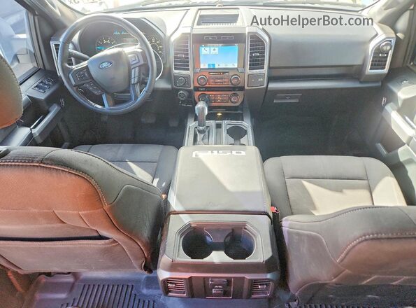 1FTFW1EG6GKE48200 2016 FORD F150 Белый Вид панели приборов