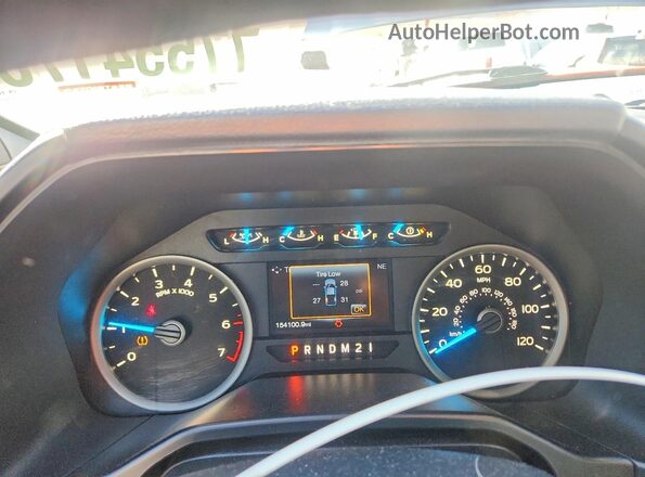 1FTFW1EG6GKE48200 2016 FORD F150 Белый Вид щитка приборов