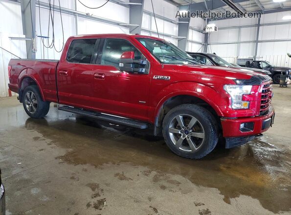 1FTFW1EG6HKE27655 2017 FORD F150 Red Передня права чверть