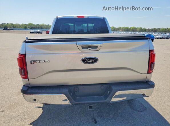 1FTFW1EG7GFC24703 2016 FORD F150 Silver Widok z tyłu