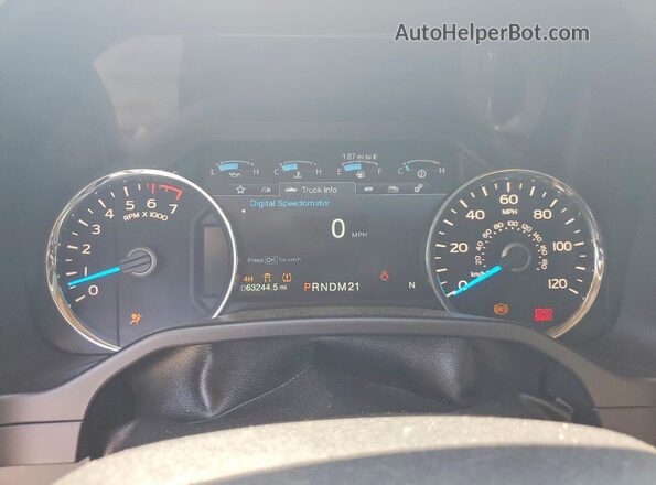 1FTFW1EG7GFC24703 2016 FORD F150 Silver Widok zestawu wskaźników