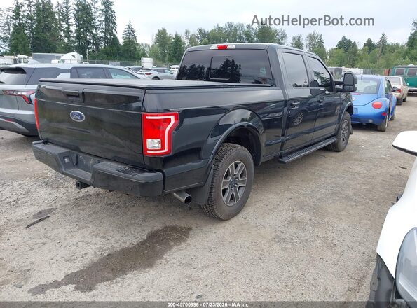 1FTFW1EG7GKF54672 2016 FORD F150 Черный Задняя правая четверть