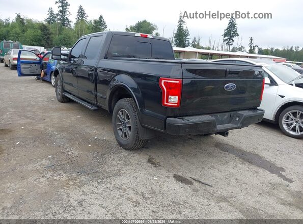 1FTFW1EG7GKF54672 2016 FORD F150 Черный Задняя левая четверть