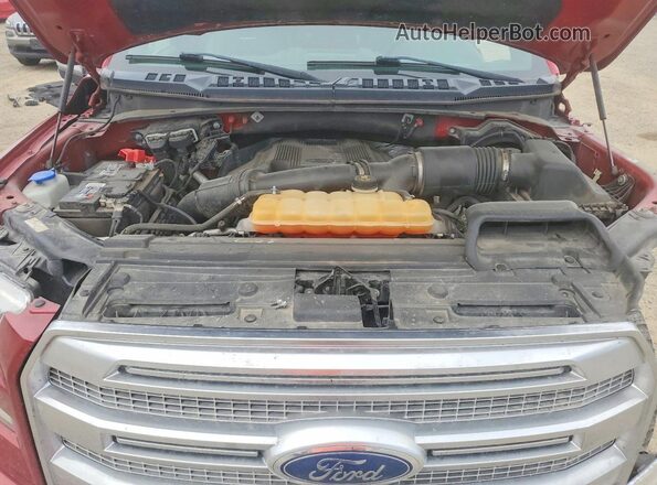 1FTFW1EG7HFB66822 2017 FORD F150 Red Вид задньої частини салону
