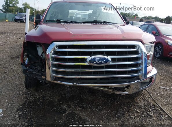 1FTFW1EG7HFC33015 2017 FORD F150 Maroon წინა ხედი