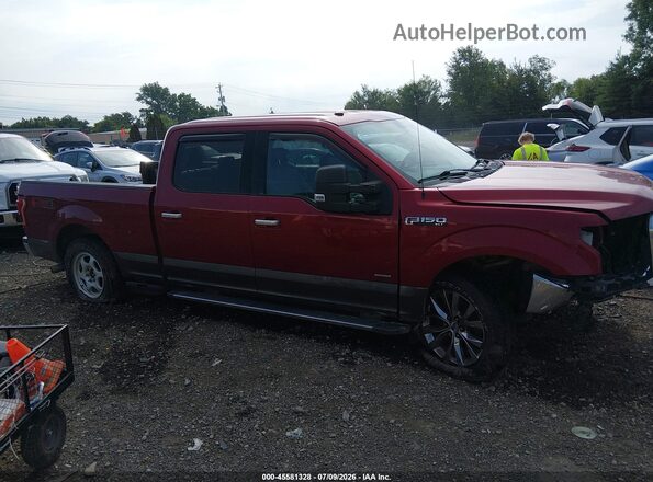 1FTFW1EG7HFC33015 2017 FORD F150 Maroon სალონის 360-გრადუსიანი ხედი