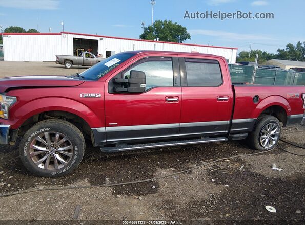 1FTFW1EG7HFC33015 2017 FORD F150 Maroon 