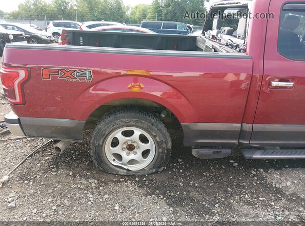 1FTFW1EG7HFC33015 2017 FORD F150 Maroon 