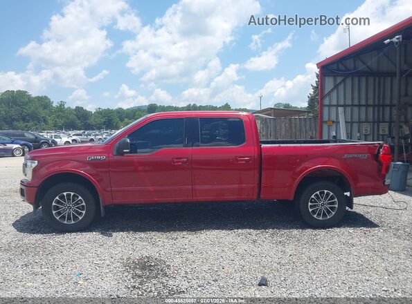 1FTFW1EG7JFE60422 2018 FORD F150 Red Widok wnętrza 360 stopni