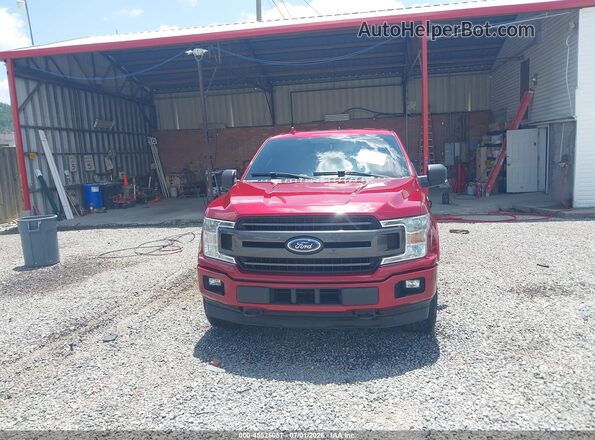 1FTFW1EG7JFE60422 2018 FORD F150 Red Widok zestawu wskaźników