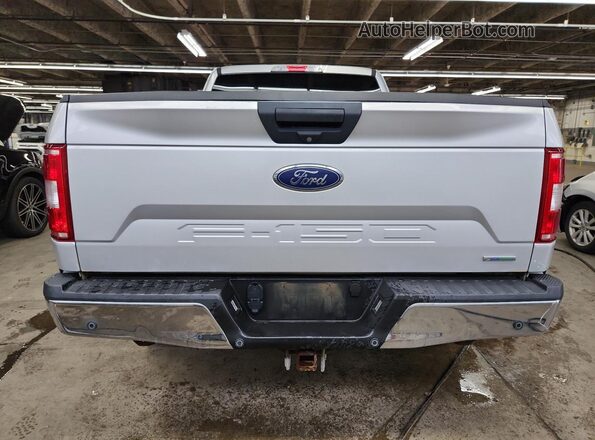 1FTFW1EG7JKF43162 2018 FORD F150 Silver VIN კოდის სტიკერის ხედი