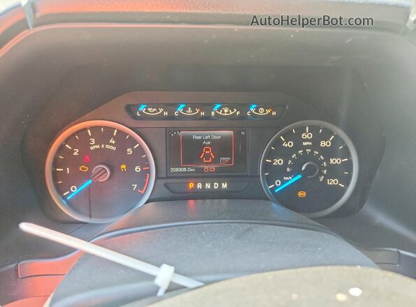 1FTFW1EG8HKD64686 2017 FORD F150 Blue Widok zestawu wskaźników