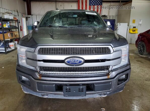 1FTFW1EG9JFB85880 2018 FORD F150 Gray Դիմացի տեսք