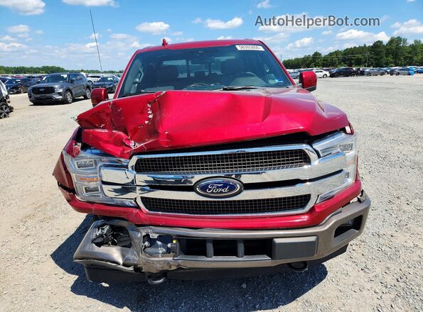 1FTFW1EG9JFB96975 2018 FORD F150 Red Դիմացի տեսք