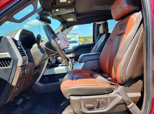 1FTFW1EG9JFB96975 2018 FORD F150 Red Սալոնի դիմացի տեսք