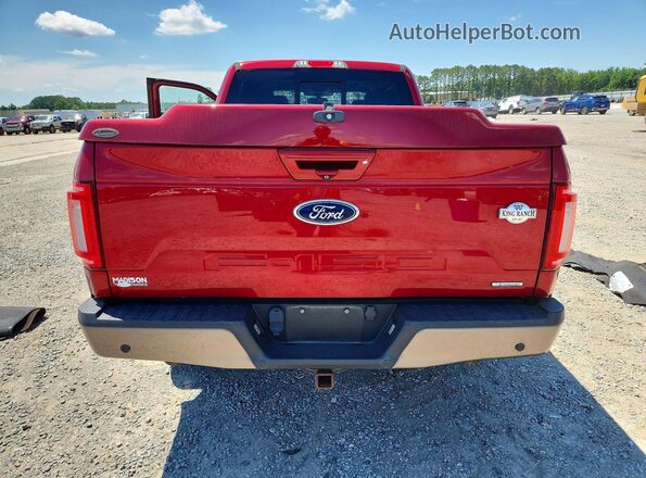 1FTFW1EG9JFB96975 2018 FORD F150 Red Հետևի տեսք