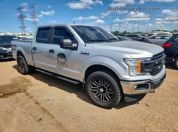 1FTFW1EG9JKF33958 2018 FORD F150 Silver Front right