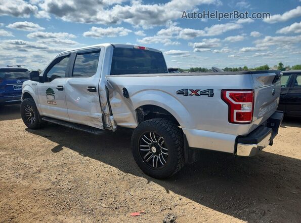 1FTFW1EG9JKF33958 2018 FORD F150 Silver Rear left
