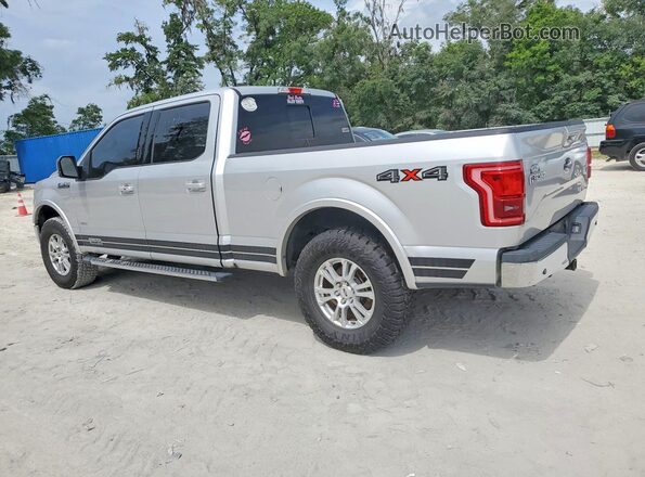 1FTFW1EGXGFA01930 2016 FORD F150 Silver Trasero izquierdo