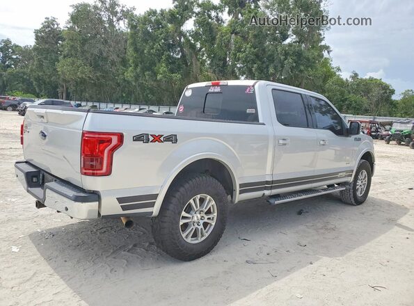 1FTFW1EGXGFA01930 2016 FORD F150 Silver Trasero derecho